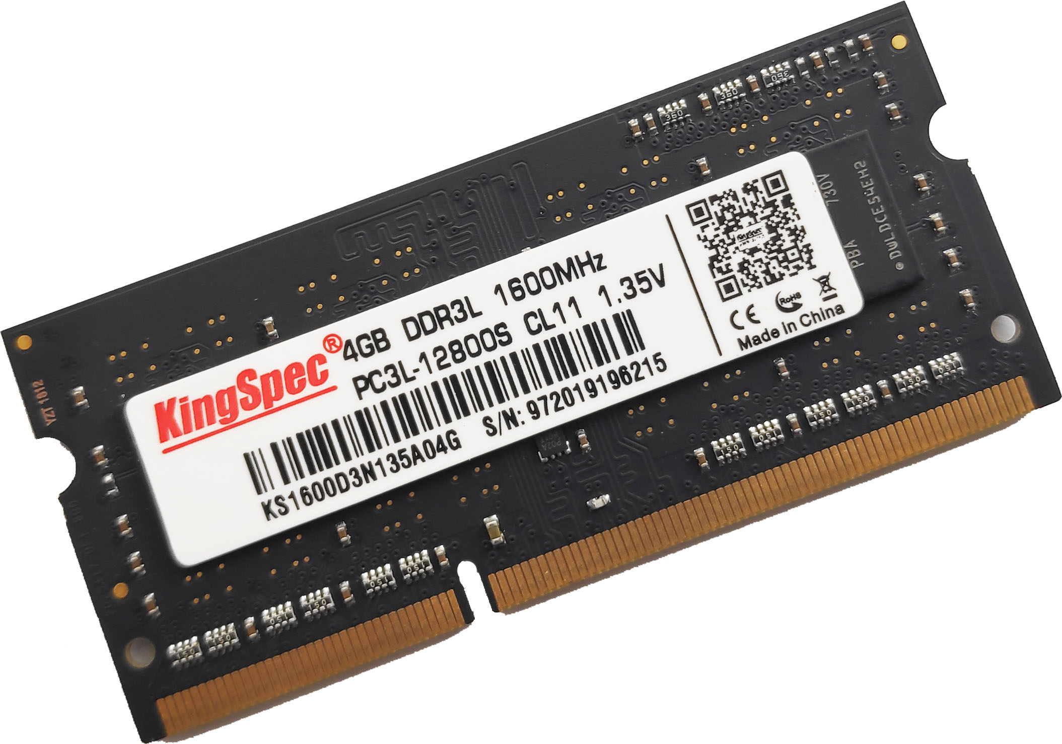   KingSpec DDR3 SO-DIMM 1600MHz